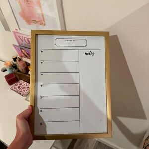 Gold wall planner